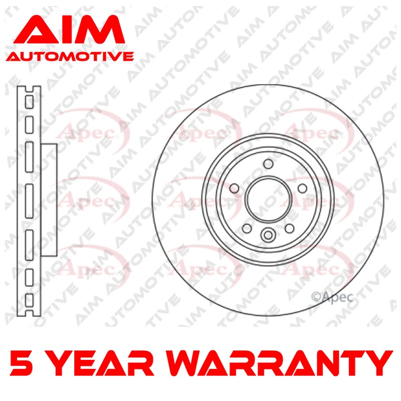 Brake Disc Front Aim Fits Jaguar XF 2015- XE 2015- 2.0 D 3.0 T4N1803