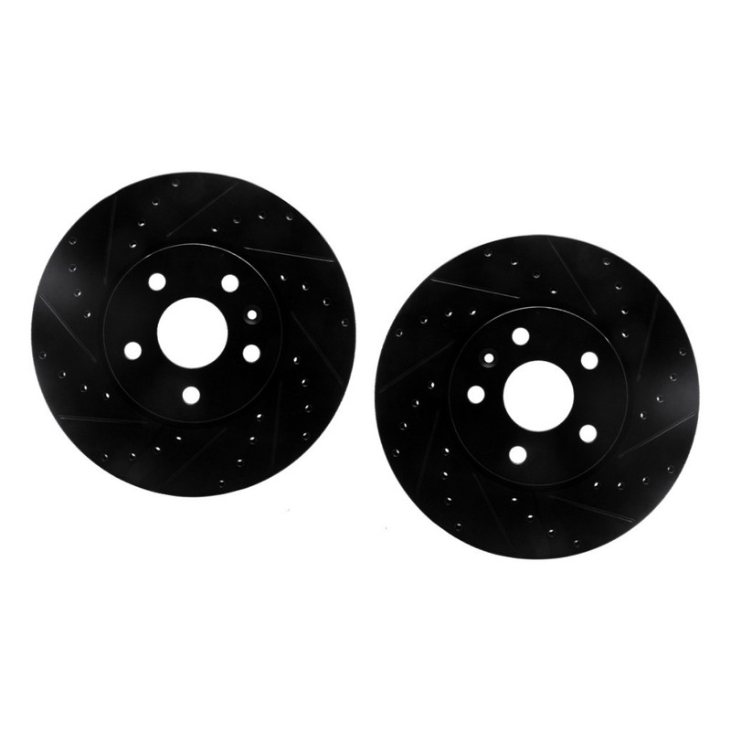 For GMC Terrain 2010-2017 Rotor Set | Black | Drilled And Slotted gallery