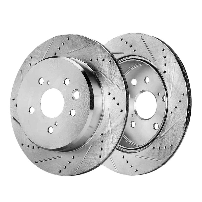 Front Rear Drilled Disc Brake Rotors for Lexus GS200T GS350 GS450H IS200T RC300 gallery