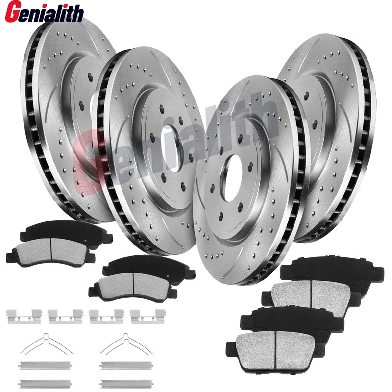 4WD Front & Rear Rotors + Brake Pads for 2004 – 2008 Ford F-150 Lincoln Mark LT