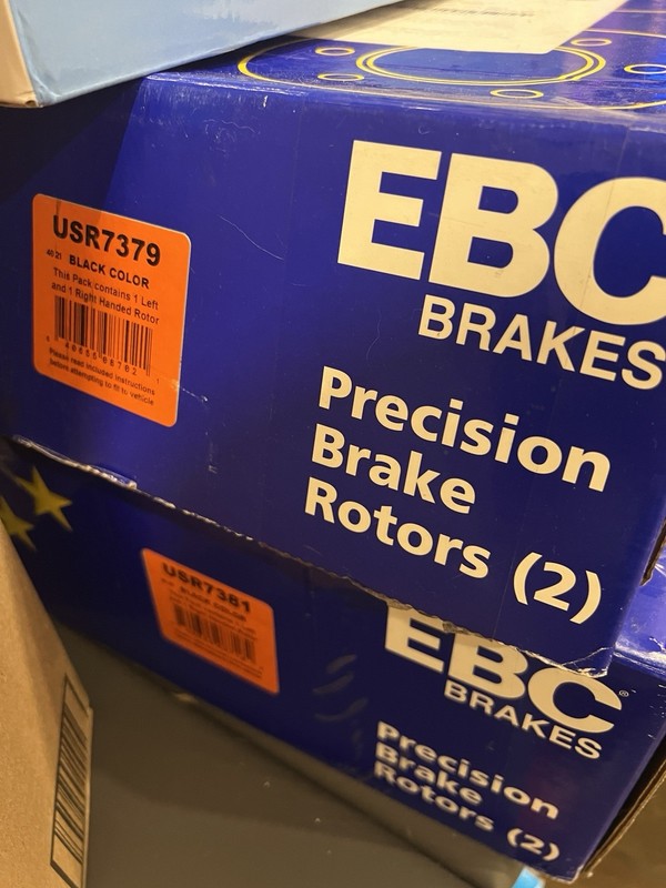 New EBC Front & Rear Disc Brake Rotors Kit OE Quality gallery
