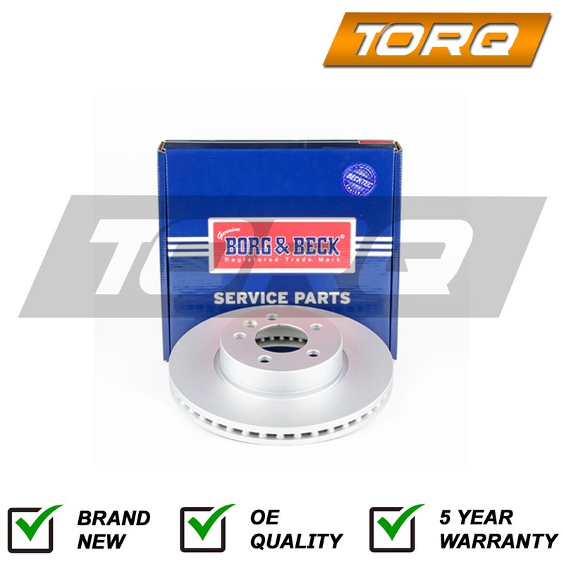 1x Brake Disc Front Torq Fits VW Crafter 2016- Man TGE 2017- 2.0 TDi 2N0615301B