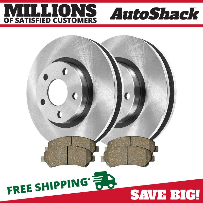 Front Brake Rotors & Pads for 2008-2013 Nissan Rogue 2014-2015 Rogue Select 2.5L