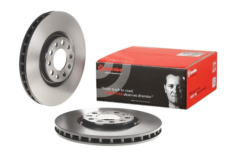 Brembo 09.9363.21 Prime UV Coated PVT Brake Rotors – Front Pair