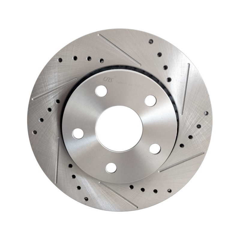 11.89" Front Drilled and Slotted Disc Brake Rotors Set For 2007-2017 Jeep gallery