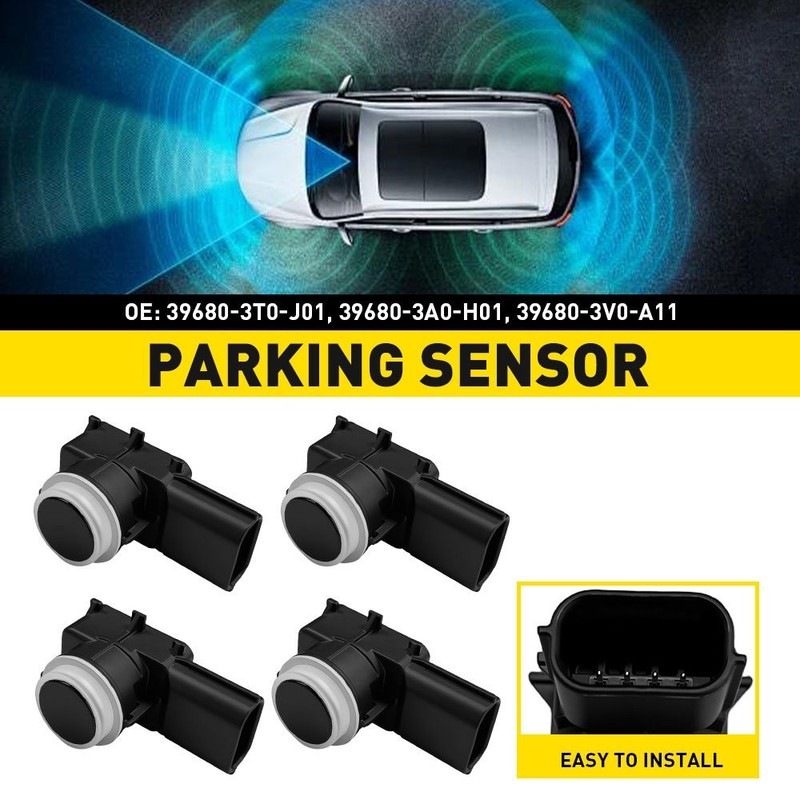 4pcs Fit 2023-2026 Honda Accord Hybrid Bumper Reverse Parking Sensor PDC 4Pin