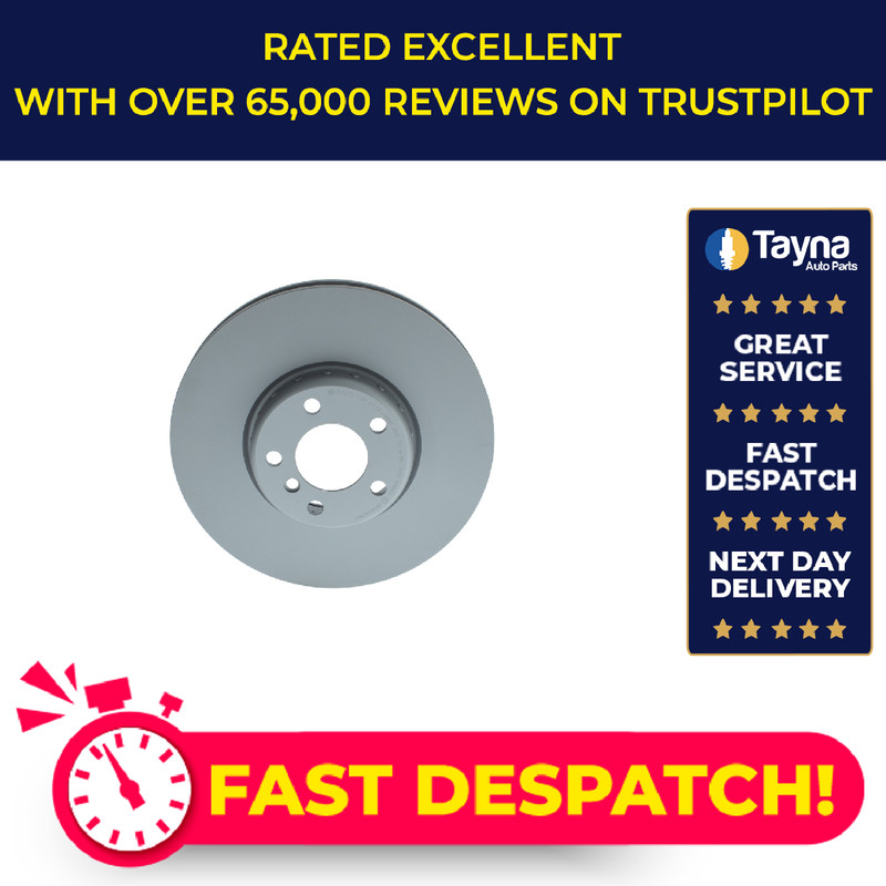 2x Brake Discs Pair Vented fits BMW 118 F20, F21 1.6 Front 11 to 15 N13B16A Set