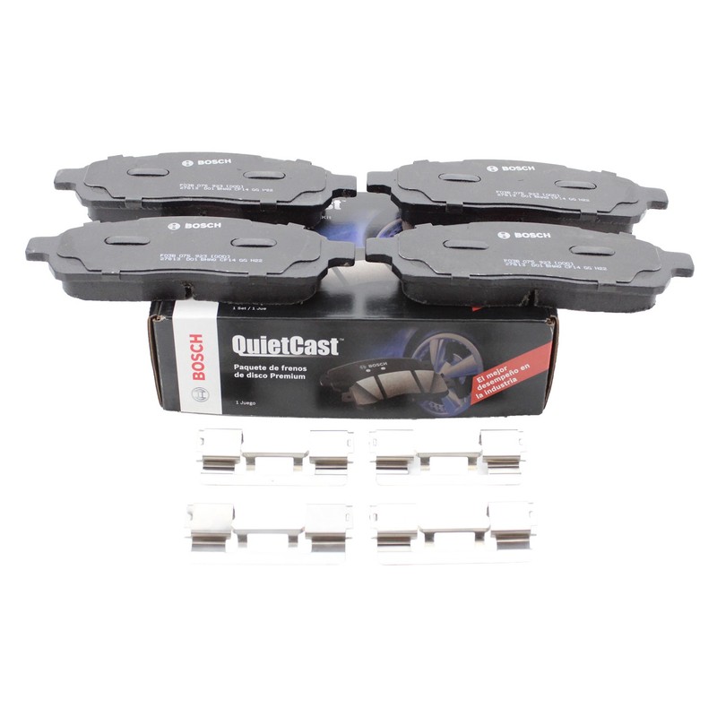 DuraGo Front Rotor Bosch QuietCast Ceramic Disc Brake Pad Kit For Ford F-150 4WD gallery
