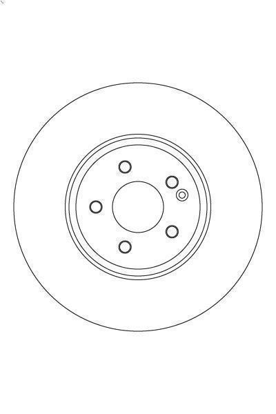 1X Brake Disc TRW DF6895S gallery