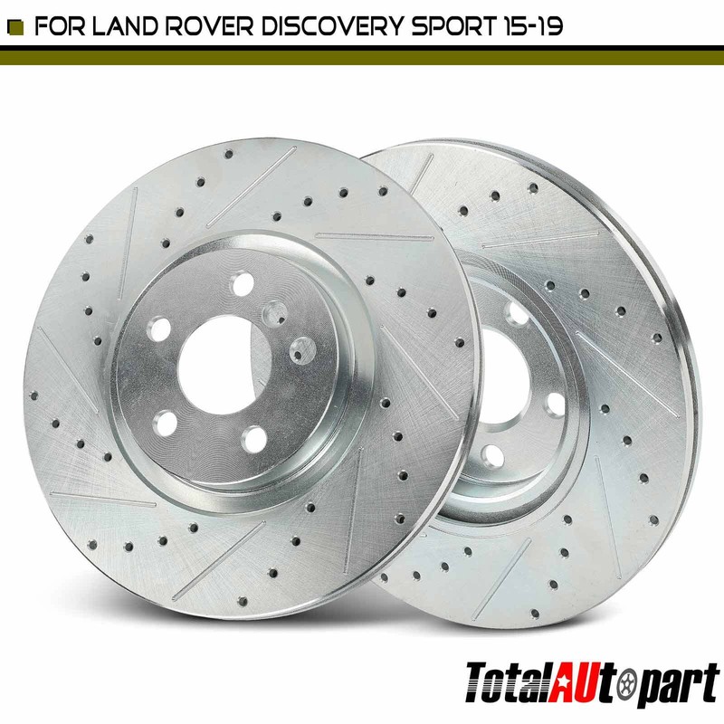 Drilled Brake Rotors for BMW X1 16-21 X2 F48 F39 Mini Cooper Countryman Front