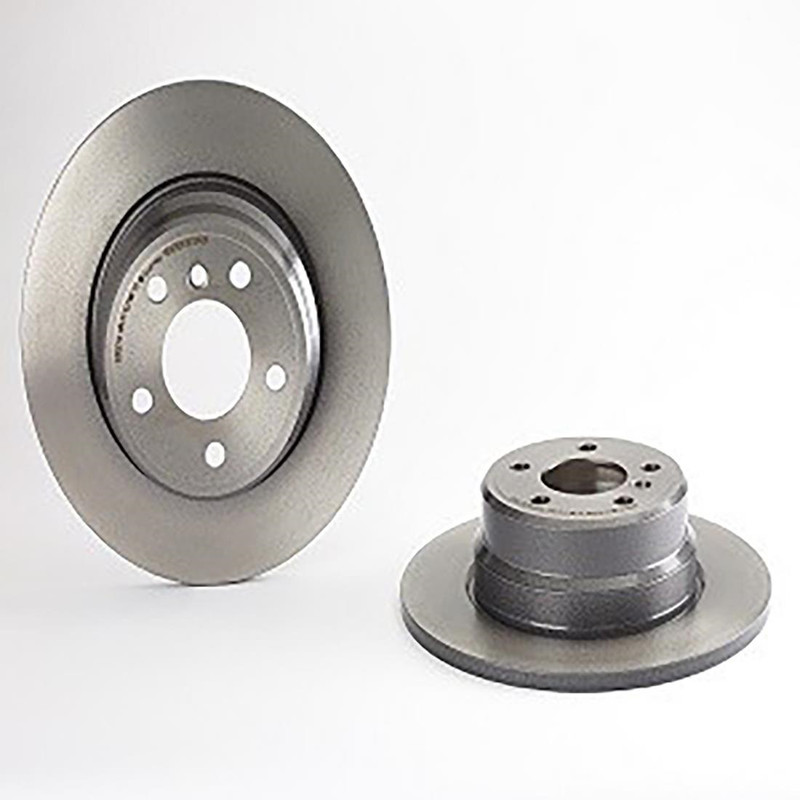 Fits 2000-2006 BMW X5 Front + Rear Coated Brake Rotors - Brembo Premium OE gallery