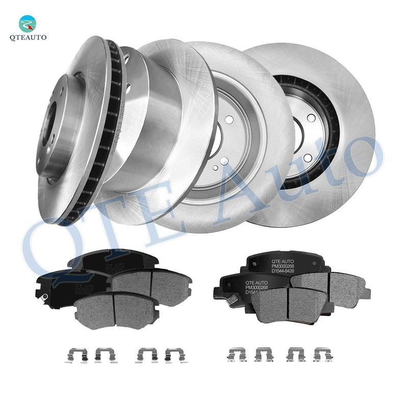 12P Front 280mm-Rear 262mm Brake Rotors-Ceramic Brake Pad For 2010 2011 KIA Soul