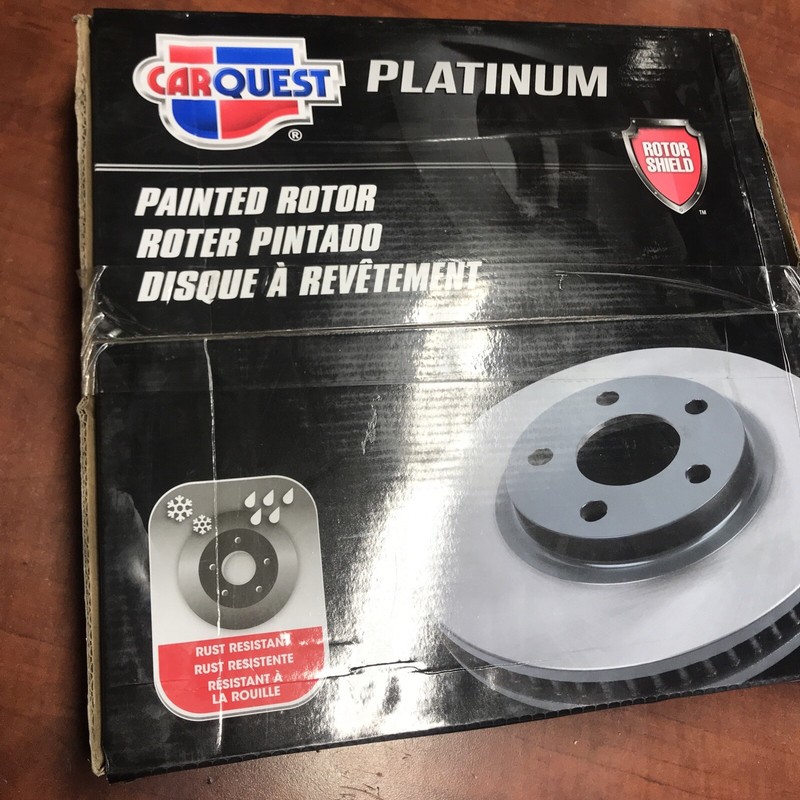 New OEM Part Carquest Platinum Painted Brake Rotor YH322455P Front Fit See Desc