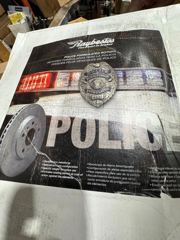 Disc Brake Rotor-Specialty - Police Raybestos 780256P gallery