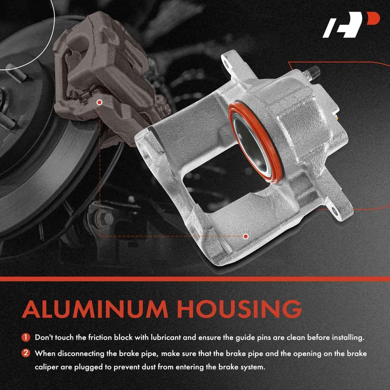 Front Disc Brake Rotor & Pad+Brake Caliper for Dodge Ram Chrysler Town & Country gallery