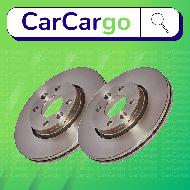 Vented Front Brake Discs Dokker Express 1.3 TCe 100 2019-2024 258 mm