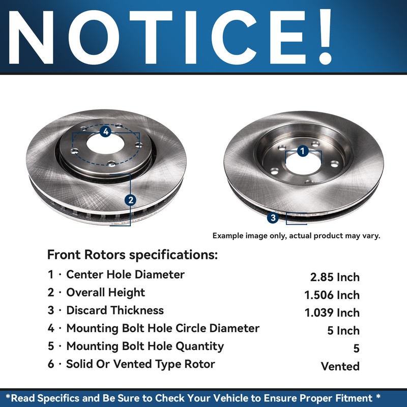 330mm Front Rear 328mm Brake Rotors Ceramic Pads for Volkswagen Routan Ram C/V gallery