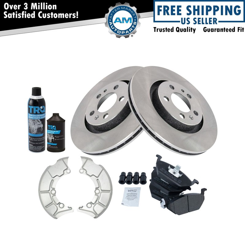 Front Brake Pad & Rotor Kit Fits 2000-2010 Volkswagen