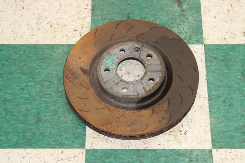 15-19 C7 Vette Z51 Front Driver Left LF Brake Slotted Rotor Unit Factory OEM OE