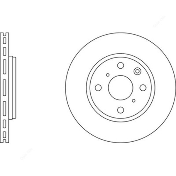 Apec Blue Front Brake Discs and Pads Set for PEUGEOT 107 1.0 (2005–2014) gallery