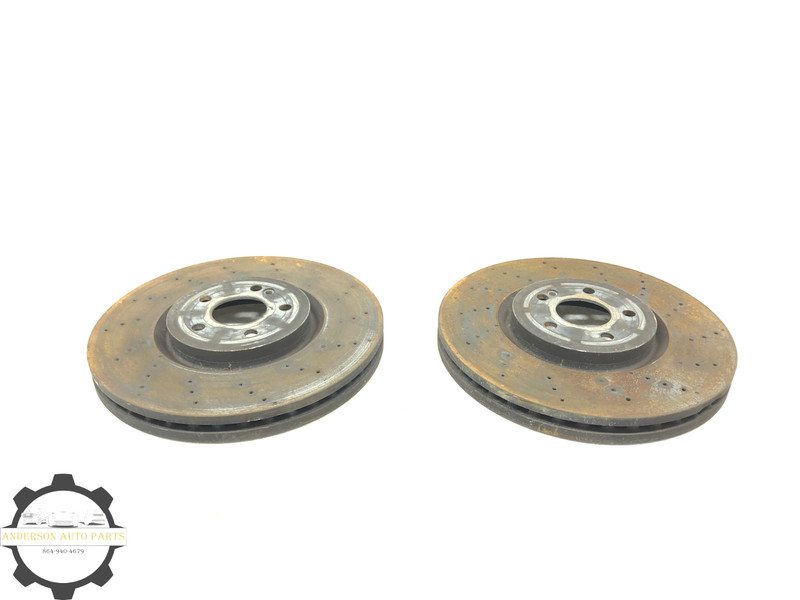 2014-2026 MERCEDES CLA45 GLA45 AMG FRONT BRAKE DISC ROTOR SET X2 OEM #NOTES