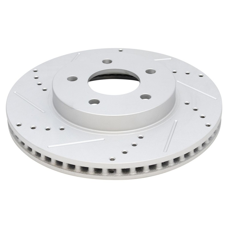 TRQ Front Performance Brake Rotor & Ceramic Brake Pad Rear Drum & Shoe Kit gallery