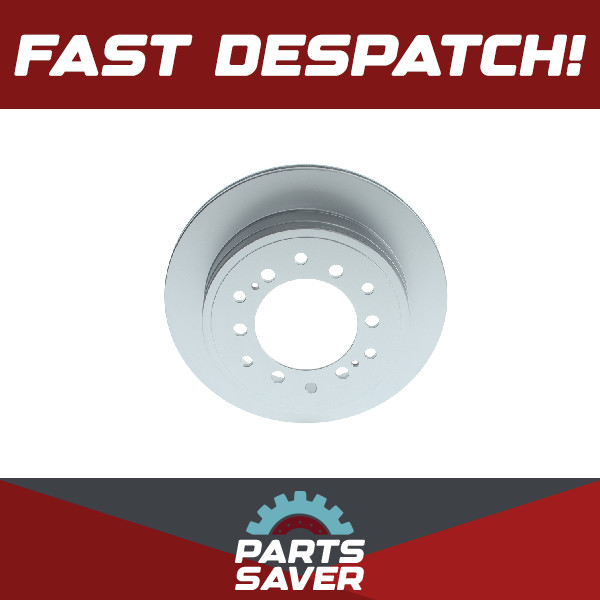2x Brake Discs Pair Vented fits TOYOTA LAND CRUISER PRADO J15, KDJ150 3.0D Rear