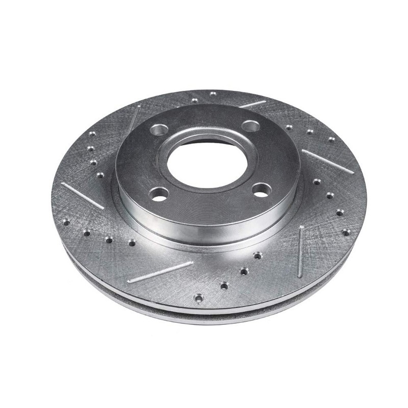 Front Drilled Slotted Disc Brake Rotors for 2000 2001 2002 2003 2004 Ford Focus gallery