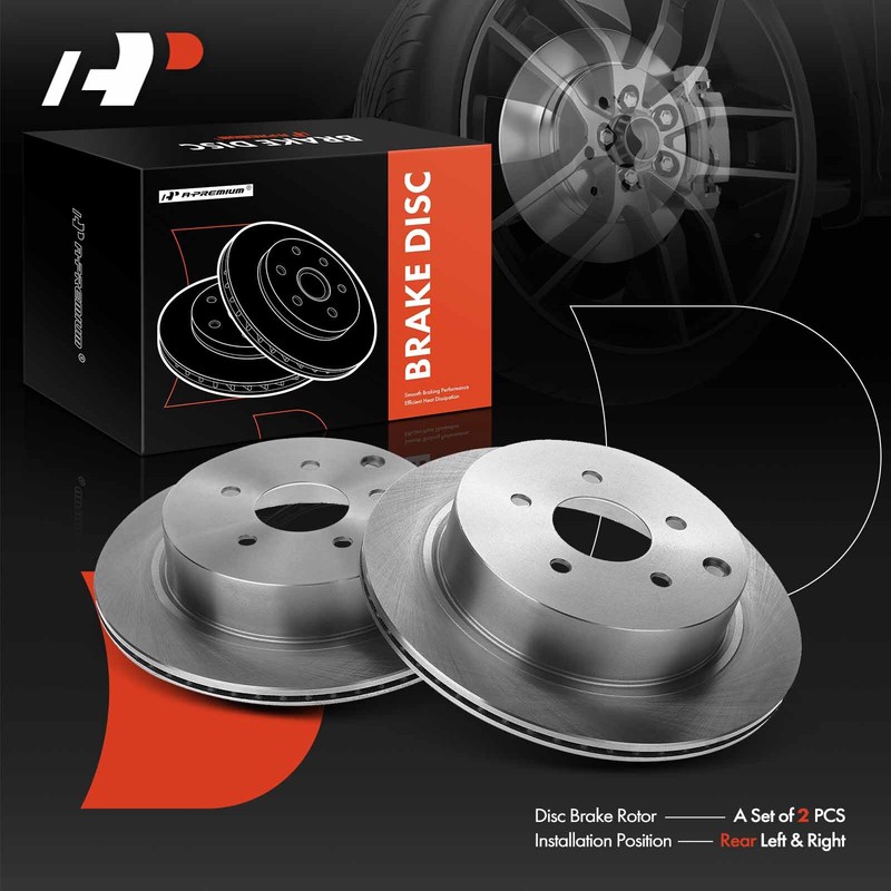 A-Premium Disc Brake Rotors Rear for Nissan Nissan Murano Pathfinder INFINITI gallery