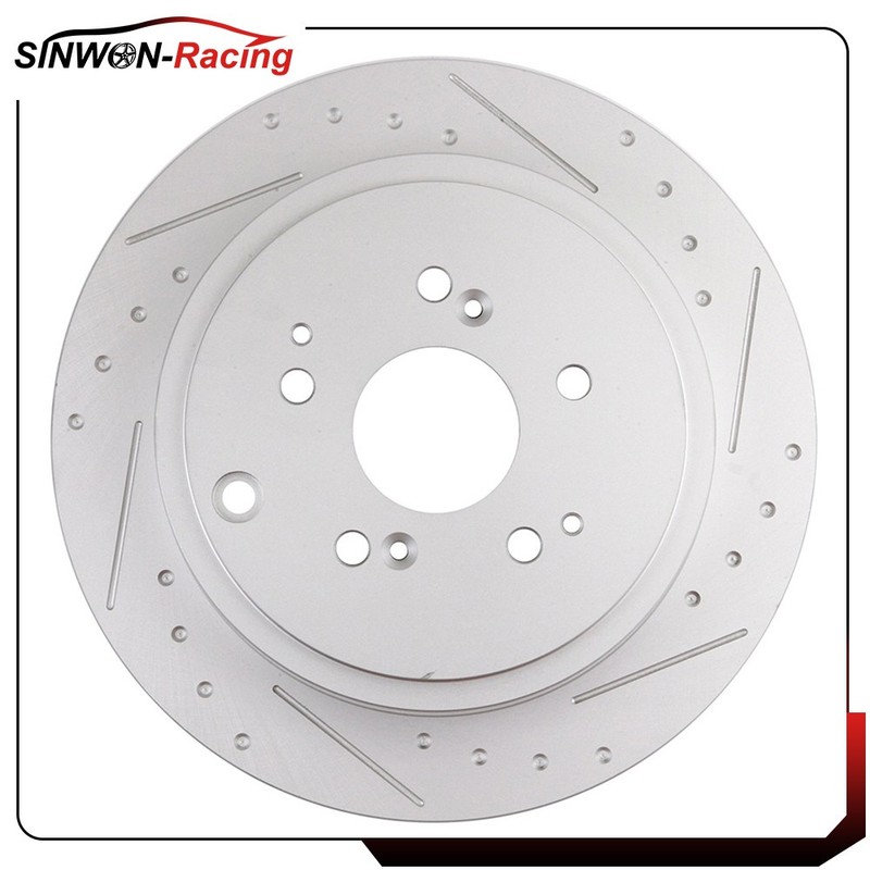 Front & Rear 4X Brake Discs Rotors and 8X Ceramic Pads For Acura MDX 2003-2006 gallery