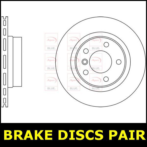 Brake Discs Pair Rear FOR BMW F32 F82 218bhp 2.0 425d 14->16 CHOICE2/2 Blue gallery