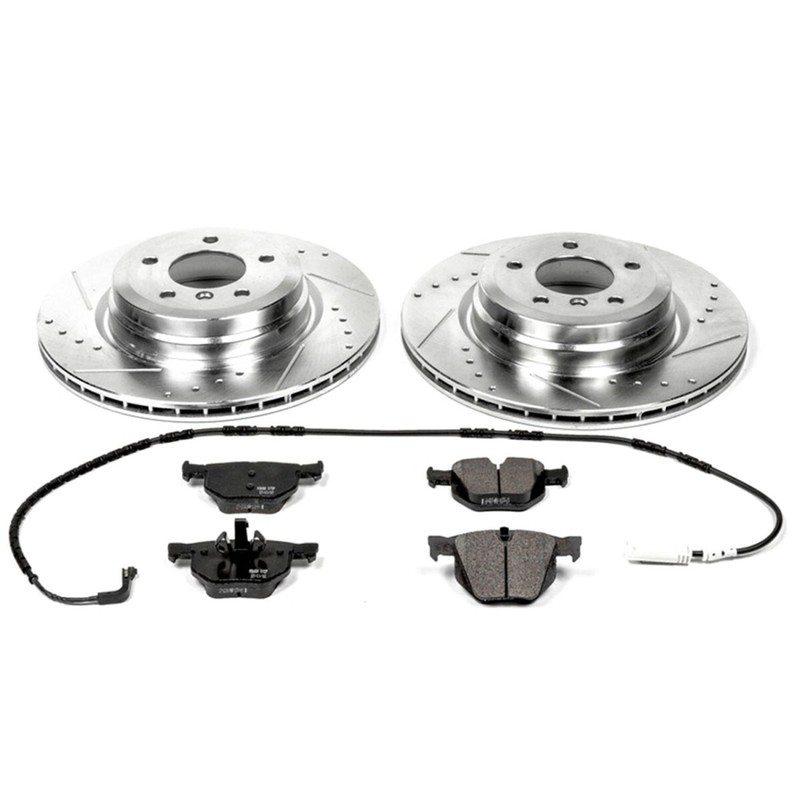 KC045 Powerstop 2-Wheel Set Brake Kit With Calipers Rear for 330 E93 3 Series gallery