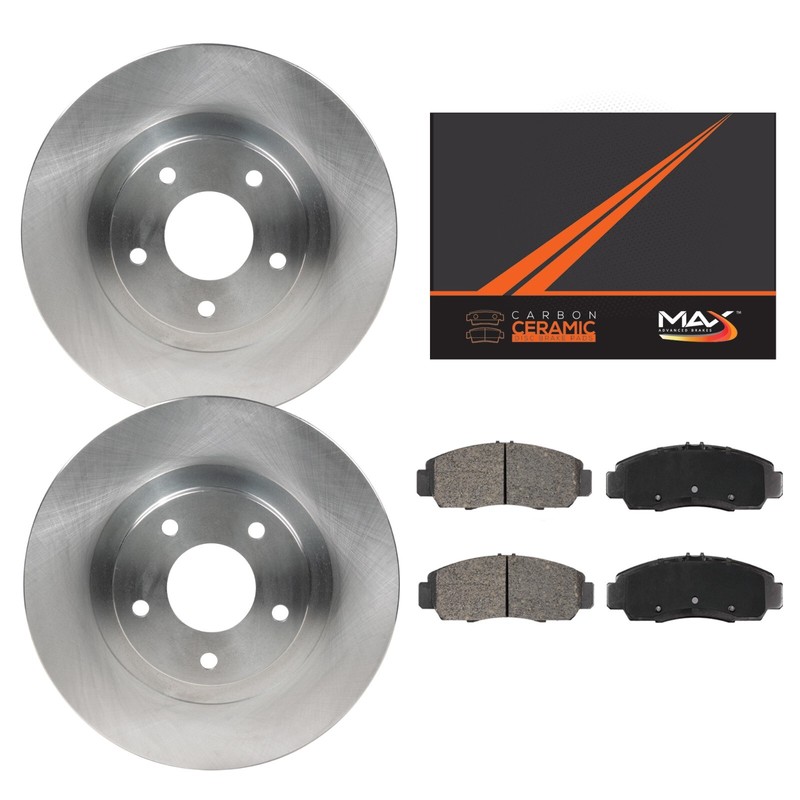 Front Brake Rotors + Ceramic Pads For 1997-2005 Chevy S10 Blazer
