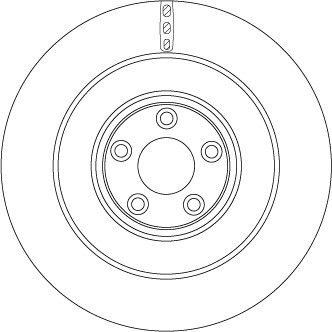 TRW DF6654S Brake Disc for Jaguar gallery