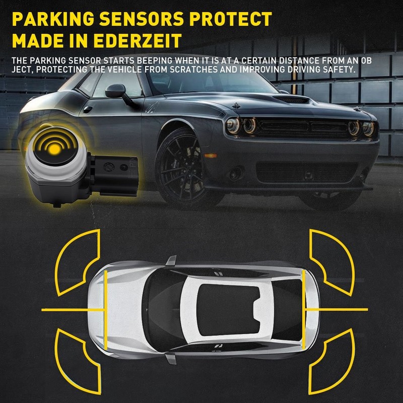 4-40PCS Fit 2017-2021 Dodge Challenger Charger Chrysler 300 Parking Sensor 3Pin gallery