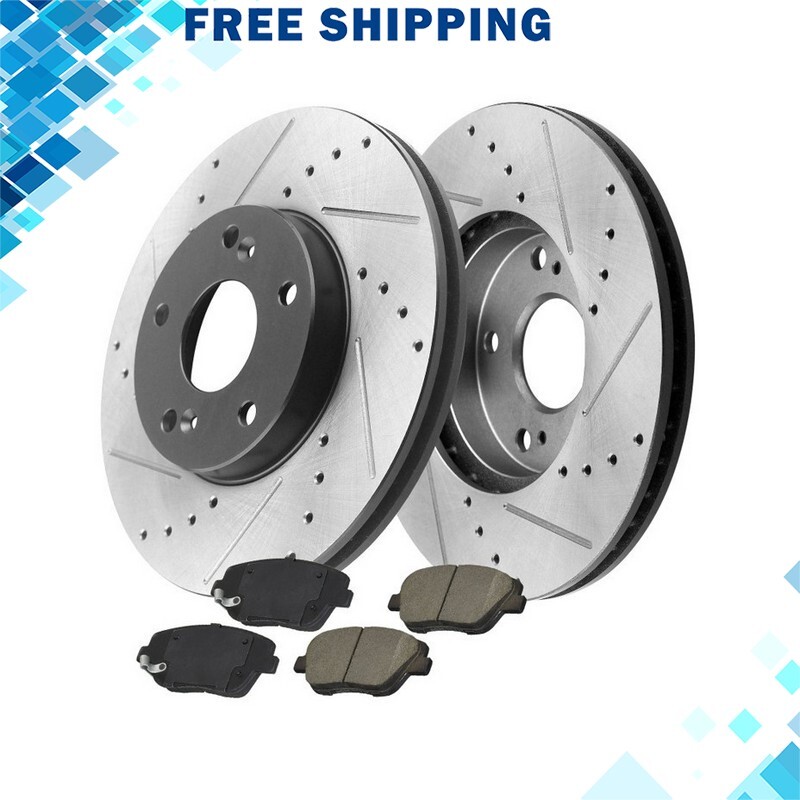 Front Disc Rotors Brake Pads Kit for 2011 – 2015 Kia Optima Hyundai Sonata 2.4L