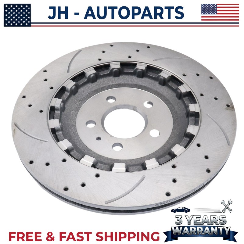 Rear Disc Brake Rotors Left＆Right For Audi RS7 2014 2015 2016 2017 2018 4.0L V8 gallery