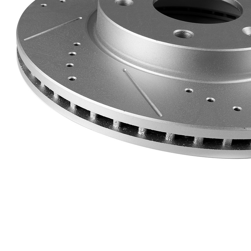 Drill Slot Rotor Brake Ceramic Pad For Kia Forte 2014, 2017, 2018 - Exc SX Front gallery