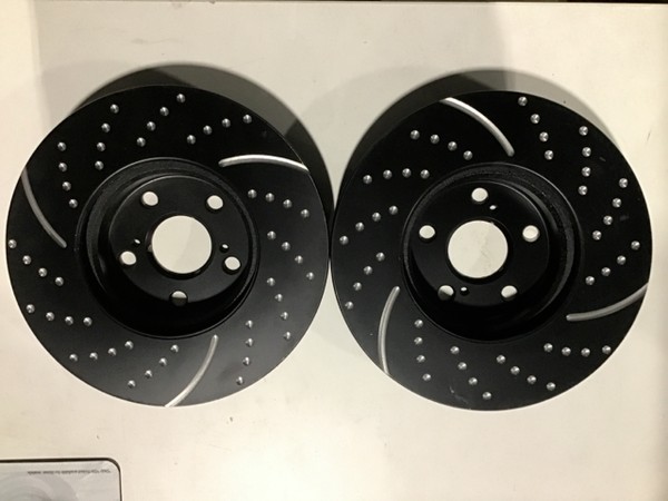 EBC Front Slotted Brake Disc Rotors for 2009-2023 Toyota Corolla Matrix GD7475 gallery