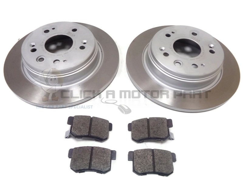 MINTEX REAR 2 BRAKE DISCS AND PADS for HONDA FRV FR-V 2004-2010 ALL MODELS