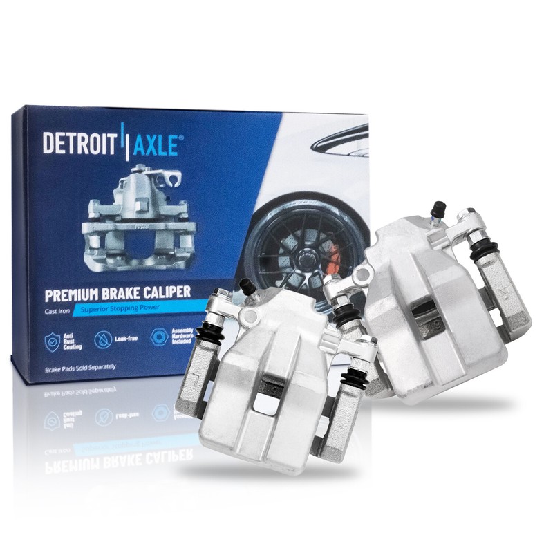 Rear Disc Rotors + Calipers Ceramic Brake Pads for 2010 2011 2012 Lexus HS250h gallery