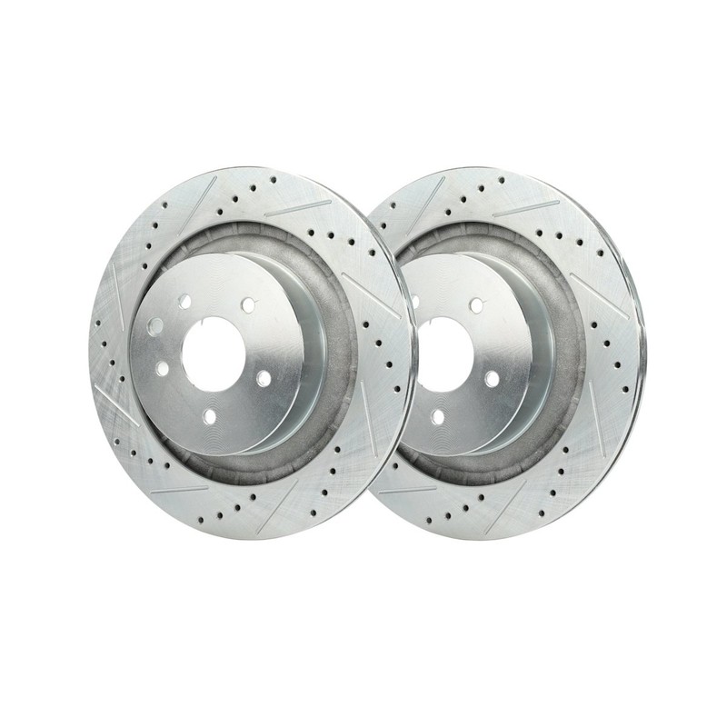 4-Wheel Set Brake Discs Front & Rear RWD Coupe Sedan for Nissan Z 370Z Q60 G37 gallery