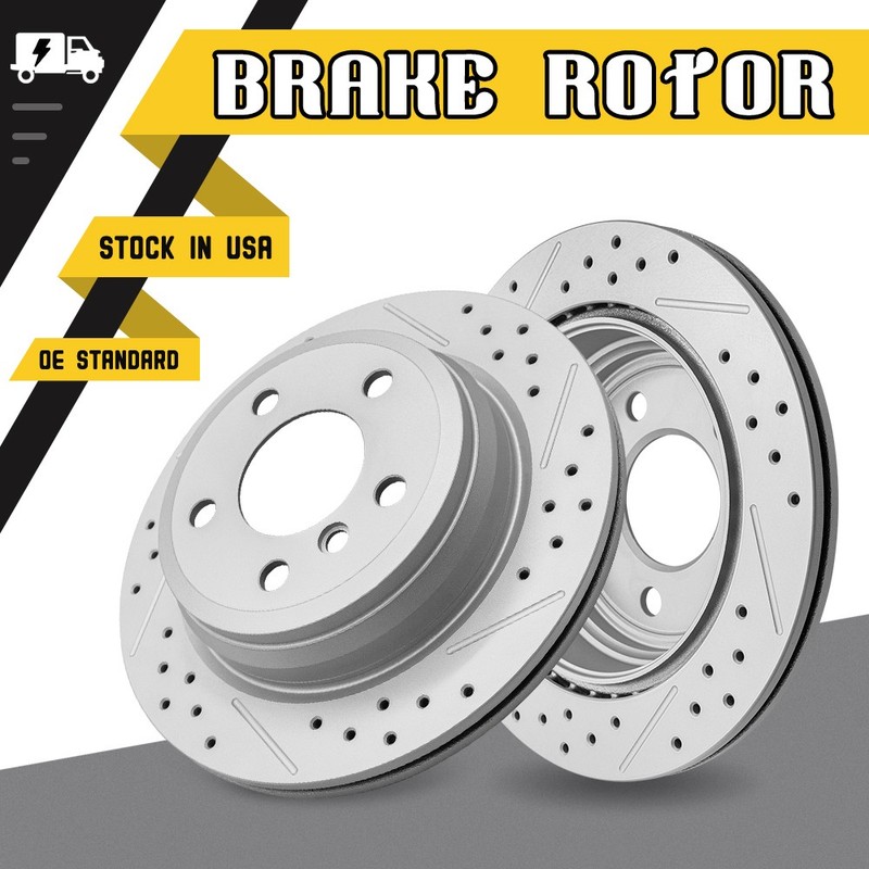 300mm Rear Drilled Brake Rotor for BMW 320i 328i 330i GT 430i xDrive Gran Coupe