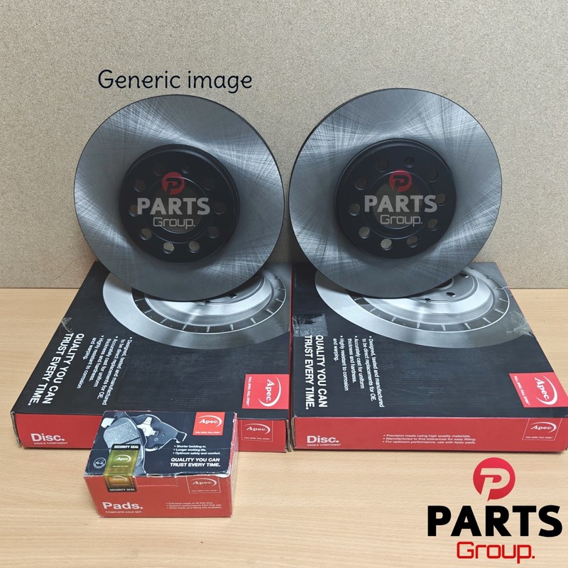 FITS SEAT LEON ST 1.0 1.2 TSI 13-20 APEC REAR BRAKE DISCS 253MM & REAR APEC PADS