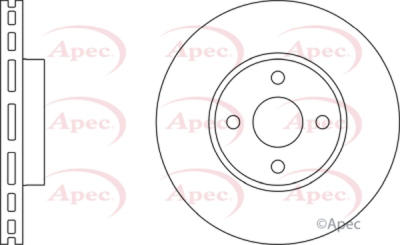 Fits Toyota Corolla 2001-2004 1.8 2.0 D Ruva Front Brake Disc 4351213022 gallery