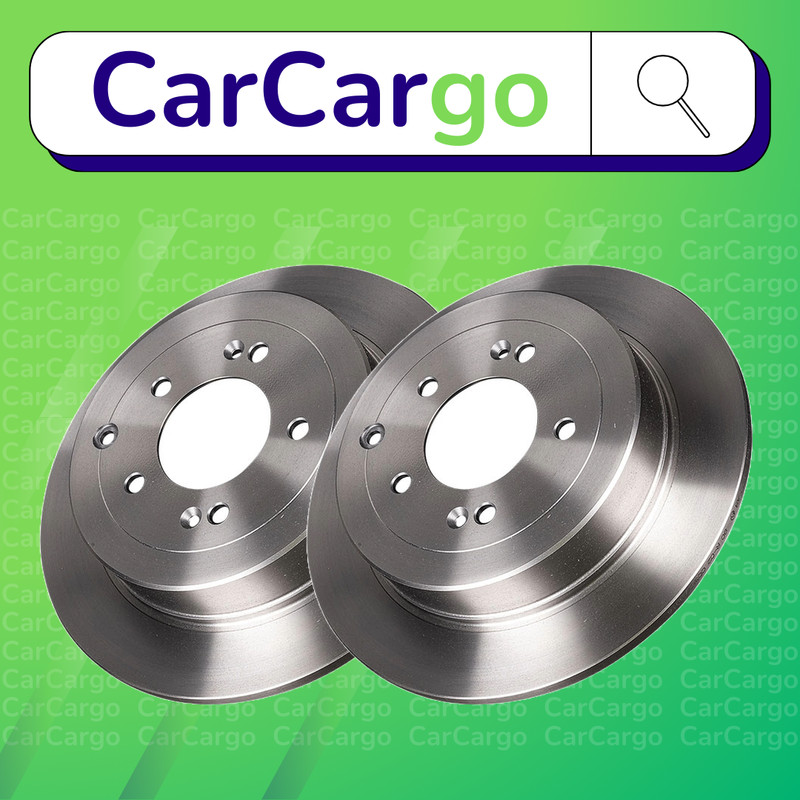 Solid Rear Brake Discs Hyundai Tucson 1.6 CRDi AWD 2018-2020 302 mm
