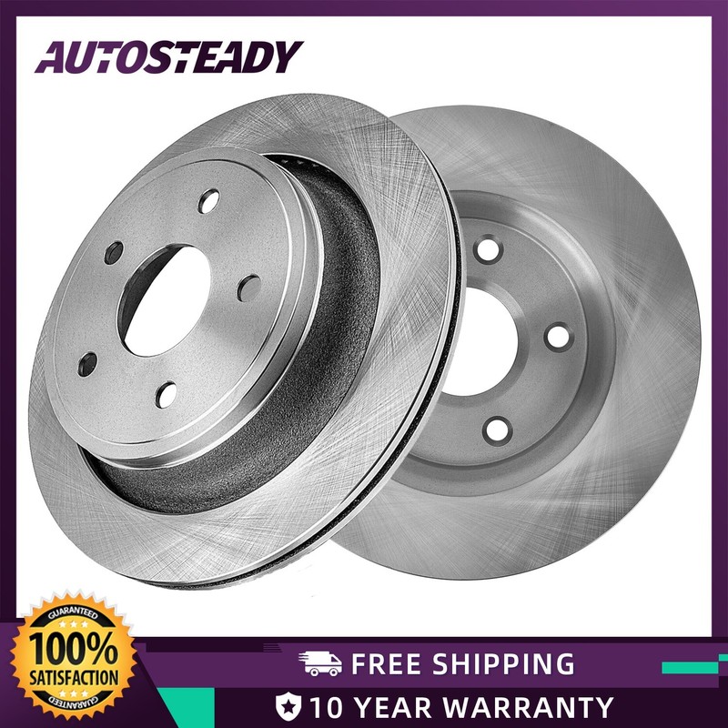 Rear Vented Disc Brake Rotors for 2002 – 2010 Dodge Ram 1500 2007 – 2009 Aspen