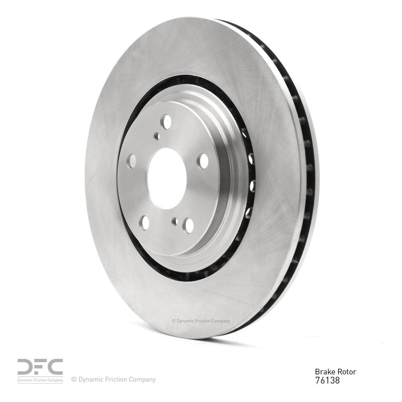 Dynamic Friction 600-76138 Disc Brake Rotor For Select 08-21 Lexus Toyota Models