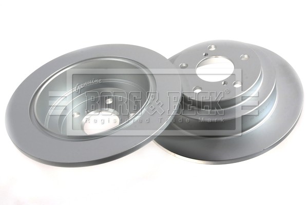 2x Brake Discs Pair Solid Rear 266mm BBD5047 Borg & Beck Set 26310AA040 Quality gallery