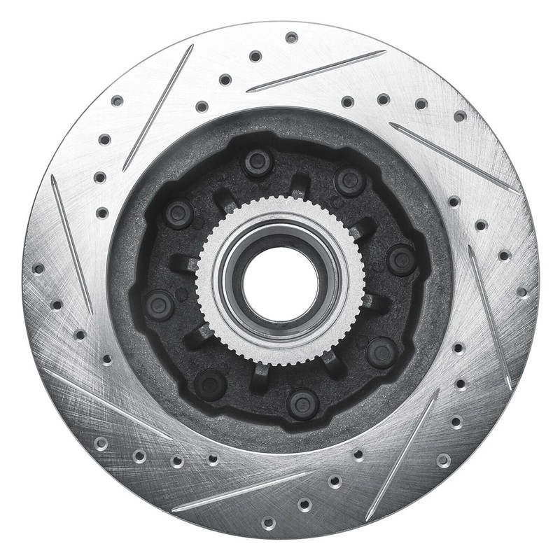 For Chevy G30 93-95 Brake Rotor eLINE Drilled & Slotted 1-Piece Front Passenger gallery